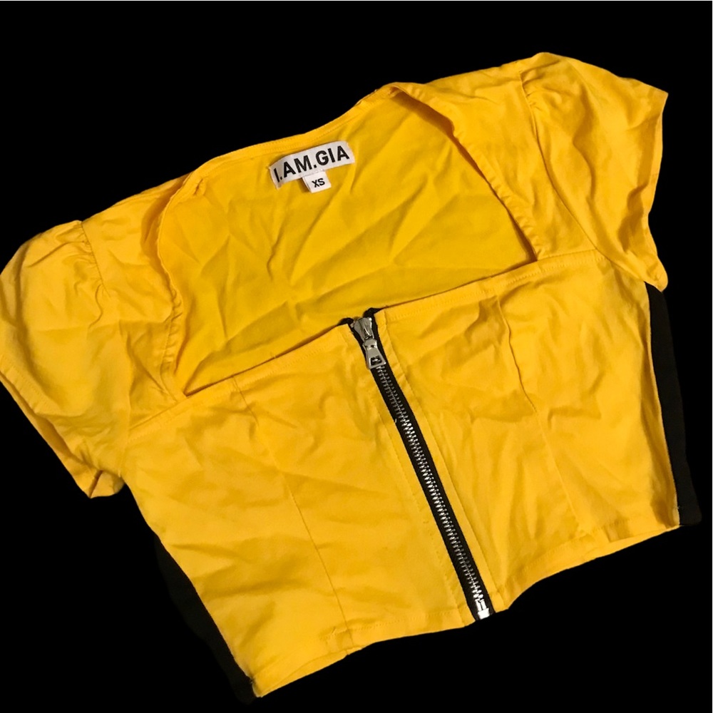 I.AM.GIA/TigerMist yellow top